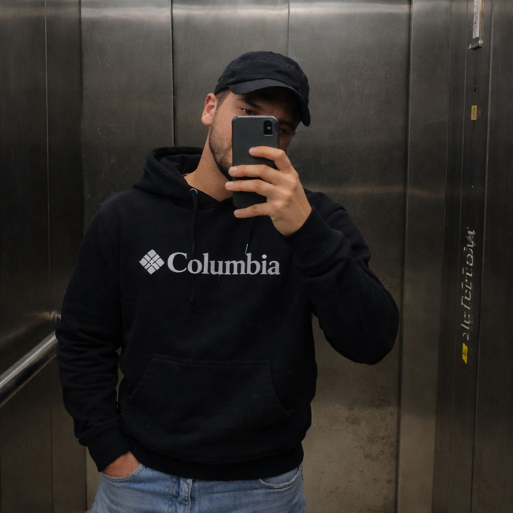 Buzo frizado recibido - foto real